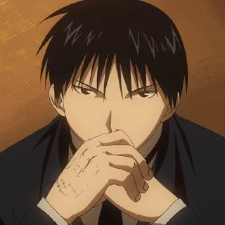 🔥 emoji Roy Mustang [@TodorokiShouto] Telegram sticker 13 of 75