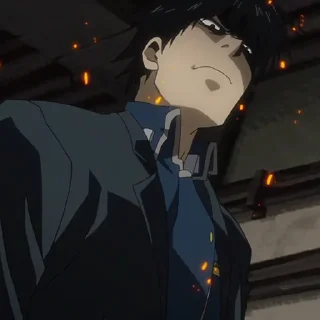🔥 emoji Roy Mustang [@TodorokiShouto] Telegram sticker 19 of 75