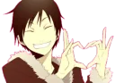 ❤ emoji Izaya blu Telegram sticker 8 of 25