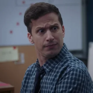 😕 emoji Brooklyn Nine-Nine | @DL_Pack Telegram sticker 7 of 120