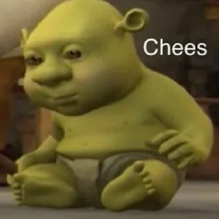 Sticker from shrek