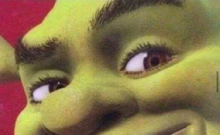👀 emoji Shrek Telegram sticker 19 of 46