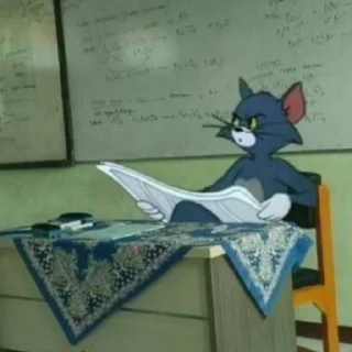 😅 emoji Tom and Jerry Telegram sticker 17 of 95