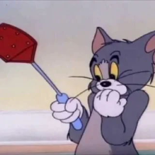 😰 emoji Tom and Jerry Telegram sticker 15 of 95