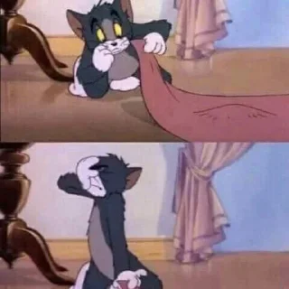 🤭 emoji Tom and Jerry Telegram sticker 8 of 95