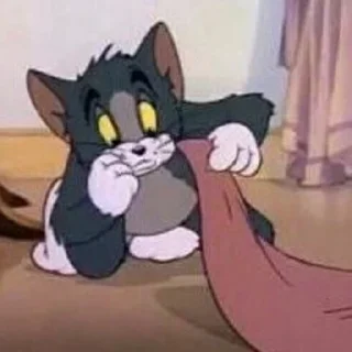 🤭 emoji Tom and Jerry Telegram sticker 10 of 95