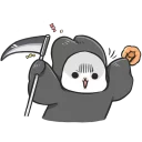 👻 emoji Machiko Rabbit SK Telegram sticker 22 of 120