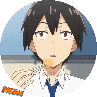 🍝 emoji @STIKERFORALL MY FIRST G.IS A GAL PHOTO CIRCLE Telegram sticker 24 of 50