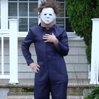 🙏 emoji Michael Myers 🔪 @ScaryVerse Telegram sticker 24 of 63
