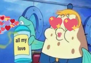 😘 emoji spongebob Telegram sticker 9 of 25