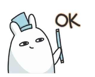 👌 emoji Bunny 🐇 (@TodorokiShouto) Telegram sticker 22 of 50