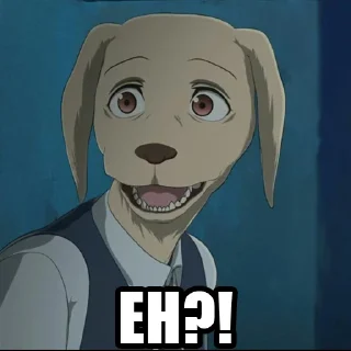 🤔 emoji BEASTARS Telegram sticker 8 of 27