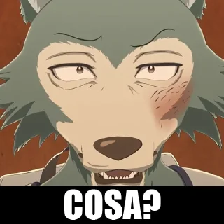 🤔 emoji BEASTARS Telegram sticker 14 of 27