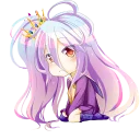 😒 emoji No Game No Life Telegram sticker 5 of 65
