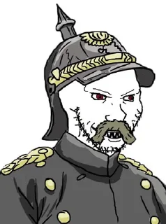 Sticker from @wojak_history | GERMANY