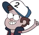 Sticker from Gravity Falls