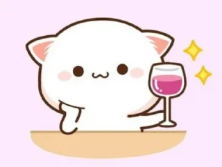 🍷 emoji Peach&Goma Telegram sticker 23 of 100