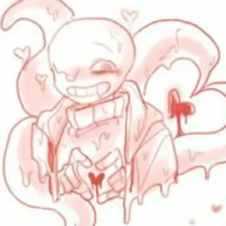 💕 emoji •-• Strawberrymilk nightmare •-• by : @Undertale_Stickers Telegram sticker 6 of 31