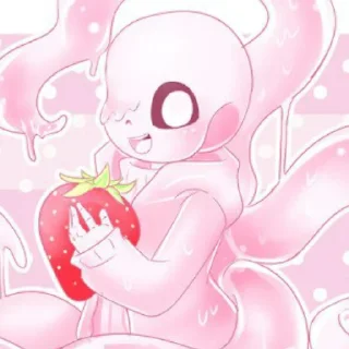 💖 emoji •-• Strawberrymilk nightmare •-• by : @Undertale_Stickers Telegram sticker 1 of 31