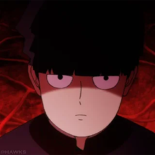 💯 emoji Mob 💯 (@TodorokiShouto) Telegram sticker 17 of 75