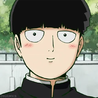 💯 emoji Mob 💯 (@TodorokiShouto) Telegram sticker 12 of 75