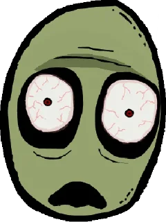 😧 emoji Salad Fingers Telegram sticker 9 of 30