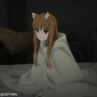 🙂 emoji @usthen Spice and Wolf Telegram sticker 21 of 45