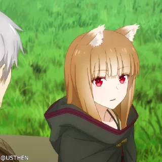 😊 emoji @usthen Spice and Wolf Telegram sticker 16 of 45