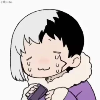😭 emoji 🎥 RANDOM! (@TodorokiShouto) Telegram sticker 16 of 48