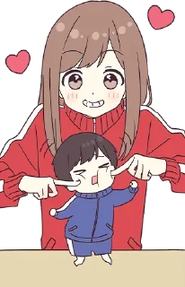😜 emoji Cute Couple @english_world_chatting Telegram sticker 24 of 80