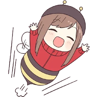 🐝 emoji Cute Couple @english_world_chatting Telegram sticker 16 of 80