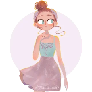 🤔 emoji Senny 🌸@pinkstickers🌸 Telegram sticker 18 of 35