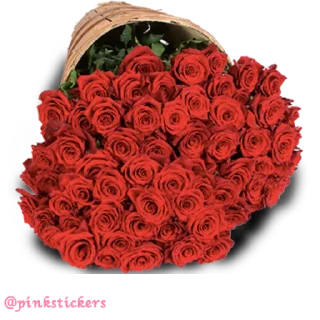🌹 emoji Flowers 🌸@pinkstickers🌸 Telegram sticker 24 of 78