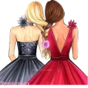 👭 emoji Girls  🌸@pinkstickers🌸 Telegram sticker 21 of 72