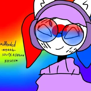 🇰🇷 emoji Countryhumans Telegram sticker 24 of 120