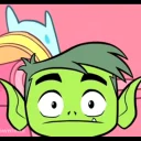😳 emoji Teen titans go Telegram sticker 24 of 83