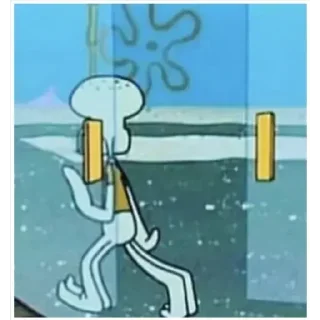 😒 emoji I love SpongeBob Telegram sticker 12 of 93
