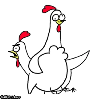 😤 emoji @MHStickers Chicken Bro 2 Telegram sticker 15 of 17