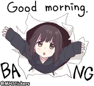 🌤 emoji @MHStickers Kurumi Chan 5 Telegram sticker 11 of 41
