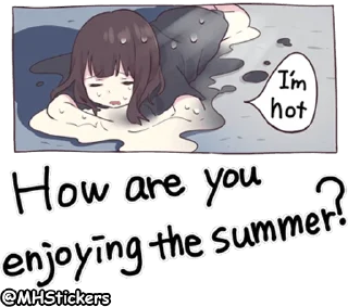 🥵 emoji @MHStickers Kurumi Chan 5 Telegram sticker 21 of 41
