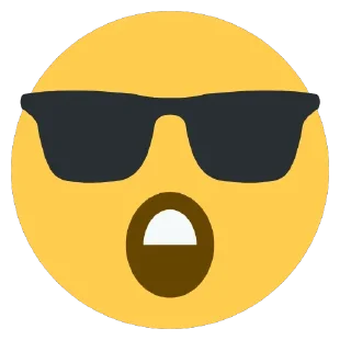 😎 emoji GLASS EMOJI (@Trustislie) Telegram sticker 22 of 30