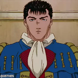 😐 emoji @usthen Berserk 1997 Telegram sticker 16 of 30
