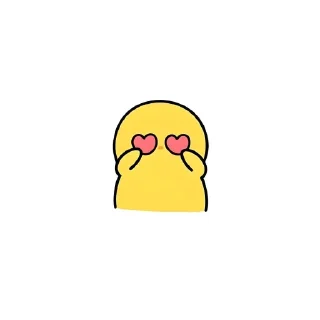 🐥 emoji 닭🐤; @stickerbunnycu Telegram sticker 16 of 25