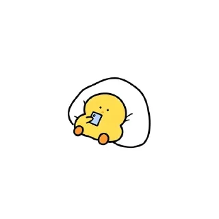 🐥 emoji 닭🐤; @stickerbunnycu Telegram sticker 6 of 25