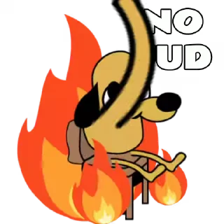 🫡 emoji THIS IS FINE Telegram sticker 2 of 10