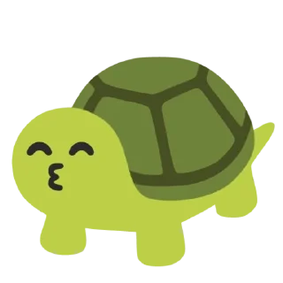 😙 emoji черепашки Telegram sticker 12 of 120