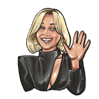 👋 emoji Sexy Ju Telegram sticker 9 of 27