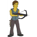 😲 emoji Walking dead Telegram sticker 10 of 13