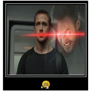 😠 emoji Ryan Gosling Telegram sticker 15 of 22