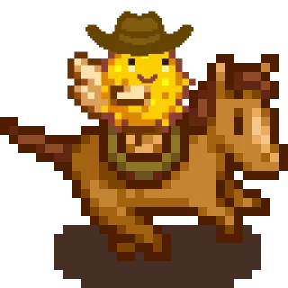 Sticker from Stardew Valley Puffer Animated